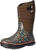 Bogs Kids Classic Flower Stripes Winter Snow Boot
