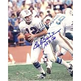 Bob Griese Dolphins Color 8x10 Photo w/ HOF Insc. (TS Auth) - Model GRIEPHS008006