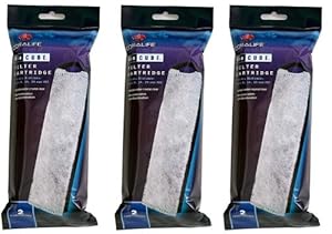 Coralife 2-Pack BioCube Filter Cartridge for Aquarium (3-Packs of 2)