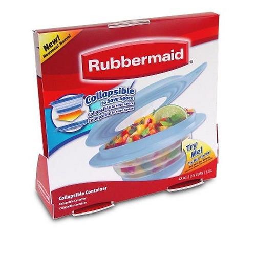 Rubbermaid FG7G1800MONST Collapsibles 2-1/2-Cup Food Storage Container