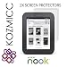 2x KOZMICC All New NOOK (The Simple Touch Reader, Nook 2) Touch Screen Display Screen Protector, includes 2-pack Screen Protectors
