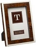 Second Nature  4″ X 6″ Coconut Tiles Photo Frame Coconut/Resin