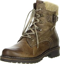 Original KLONDIKE halbhoher Winterstiefel Lederstiefel für Damen mit ULTRA-TEX Membrane (V3552) natur/braun Groesse-39
