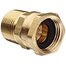 Dixon 504-1212 Brass Fitting, Adapter, GHT Female Swivel x 3/4" NPTF Male