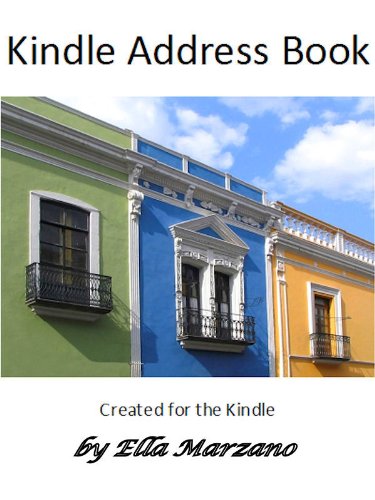 Kindle Address Book with Grocery List Kindle Address Book with Grocery List