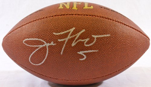 Joe Flacco Signed Wilson Football - GAI - Autographed Footballs