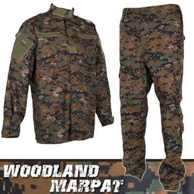  USMC �E�b�h�����h�}�[�p�b�g �s�N�Z���O���[�� BDU ���ʐ퓬�� �㉺�Z�b�g M