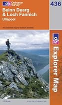 Beinn Dearg and Loch Fannich (OS Explorer Map Series)