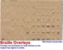 Braille Keyboard Stickers for the Blind and Visually Impaired