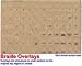 Braille Keyboard Stickers for the Blind and Visually Impaired