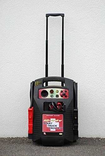 P15 - SWISS MADE JUMP STARTERS with Safety Features! (12/24 Volts - 2x 24Ah - 5000 Peak Amps)