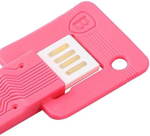 Vovoya Base Series Lightning Key Cable for iPhone 5, 5c, 5s, 6 and 6 Plus (Red)