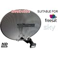 Systemsat Zone 2 Satellite Dish & Quad Lnb for Sky Freesat HD SD