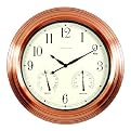 Indoor/Outdoor FinishWallClock - Copper (19 x 19")
