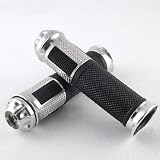 Nice Control Handle Bar End Caps Gel Hand Grip Chrome fit Auto Watercraft Motorcycle Cruiser Chopper