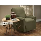 TexStyle Stretch Suede 1-Piece Recliner Slipcover