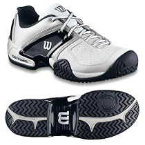 Men's Wilson Trance All Court Tennis Shoe - White/Navy/Silver
