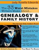 51OzWcL1XjL. SL160  33 Mistakes Writers Make About Genealogy and Family History