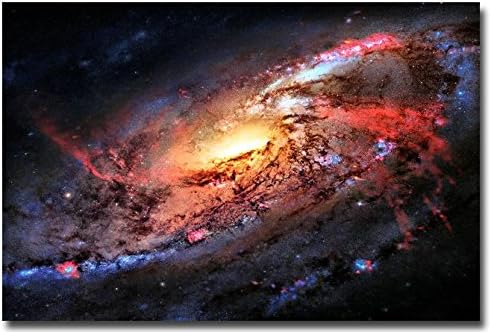 Jane Pop Galaxy Space Stars Nebula Art Poster Print Universe 24X36 Inch
