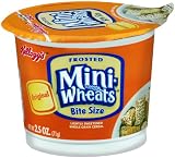 Kellogg's Frosted Mini-Wheats Cereal In A Cup, 12 - 2.5-Ounce Cups