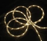 18 Warm Clear LED Indoor/Outdoor Christmas Rope Lights
