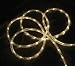 18' Warm Clear LED Indoor/Outdoor Christmas Rope Lights