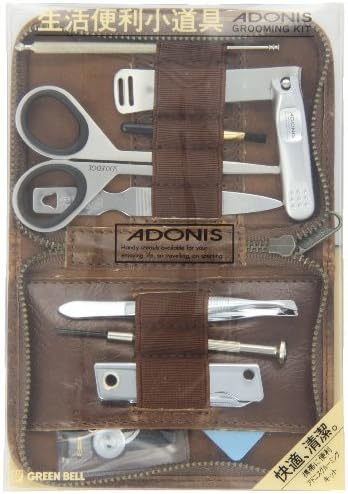 Seki Edge Adonis 9-piece Grooming Kit (AG-500), 6.4-Ounce by Jatai International