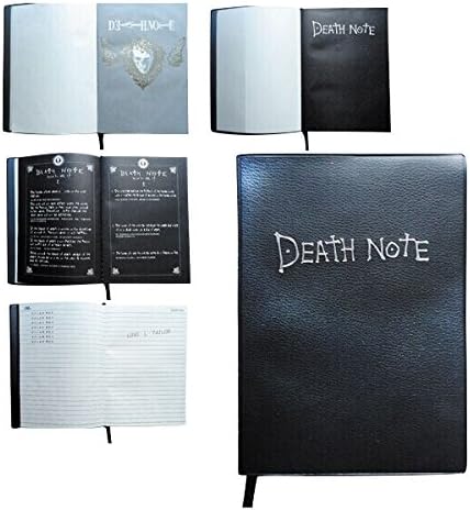 Death Note Notebook cosplay book with Feather pen