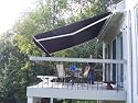 ALEKO&reg; Retractable Awning 13' x 8' Patio Awning (4M x 2.5M) Blue