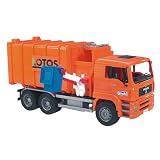 MAN Side loading garbage truck orange