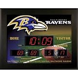 Baltimore Ravens Deluxe Illuminated Scoreboard