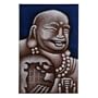 Textured Happy Buddha Painting on Canvas