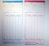 Icon Tl300 Semi-monthly Time Cards - Bx 1000
