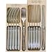 Stainless Steel Laguiole Verdier Heavy Duty Boxed Set of 6 Knives and 6 Forks