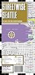 Streetwise Seattle Map - Laminated City Center Street Map of Seattle, Washington - Folding pocket size travel map with monorail & streetcar lines