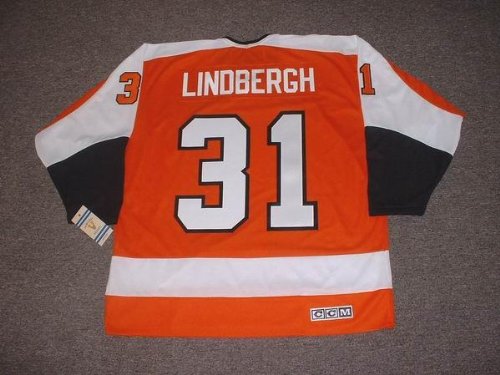 Buy PELLE LINDBERGH Philadelphia Flyers CCM Vintage Throwback Away Hockey Jersey