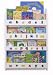 Tidy Books Bookcase - White Lowercase