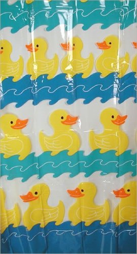 Rubber Duck Shower Curtain Stops Here)