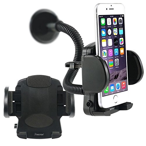 Universal Suction Dashboard and Windsheild Car Mount Holder for Iphone 5s/5c/5/4s/4, Samsung Galaxy S4/s3, Most 5" Smartphones and Mp3 Players