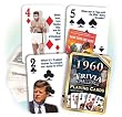 Flickback 1960 Trivia Playing Cards