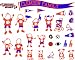 NCAA Clemson Tigers Decal Family