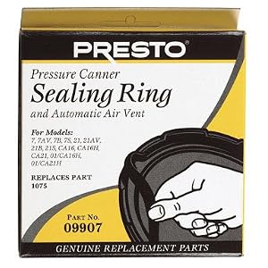 Presto  Pressure Canner Sealing Ring/Automatic Air Vent Pack