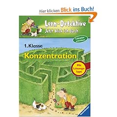 Lern-Detektive - jetzt blick ich durch: 1. Klasse Konzentration