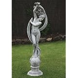 Large Garden Statues - Exotic Dancer Nude Stone Sculpture