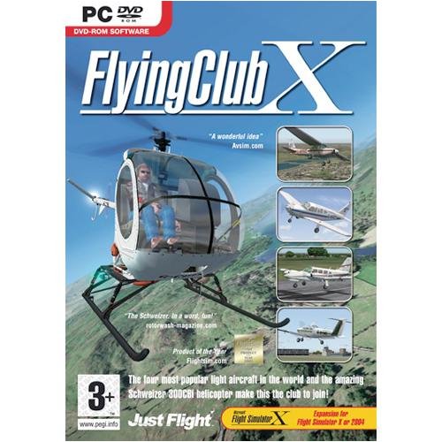 VideoGames: FlyingClub X Expansion for MS Flight Simulator X/2004 DVD
