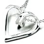 Valentines Day Jewelry Open Heart Pendant For Women