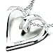 Valentines Day Jewelry Open Heart Pendant For Women