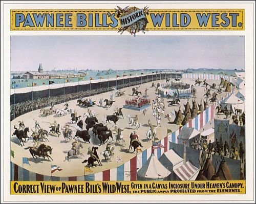 Photographic Prints of Pawnee Bills Wild West from Mary Evans