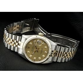 Rolex Datejust two tone jubilee bracelet mens watch