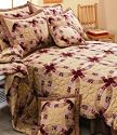 Rustic Ring Quilted Pillow Sham